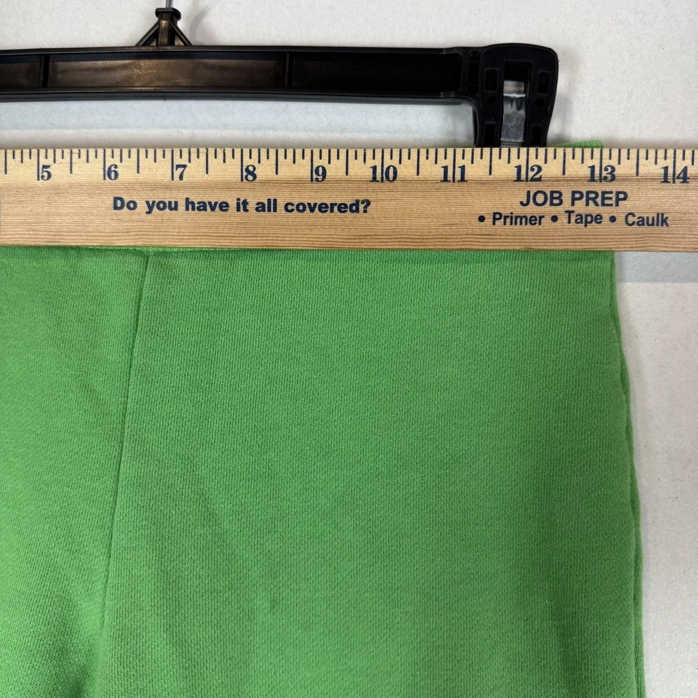 Gymboree Sweatpants Girls 12 Green Fleece Pull On Daisy Applique Pants Casual